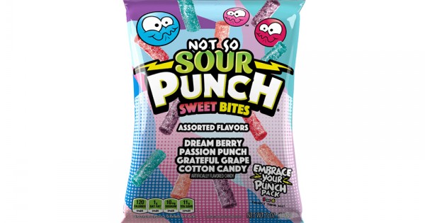 SOUR PUNCH Bites Candy Assorted Flavors, 5oz Bag