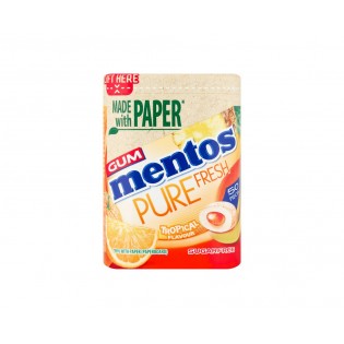 GUM MENTOS PURE FRESH TROPICAL FLAVOR 100G 30200033