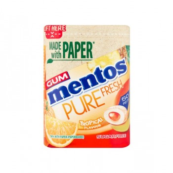 GUM MENTOS PURE FRESH TROPICAL FLAVOR 100G 30200033