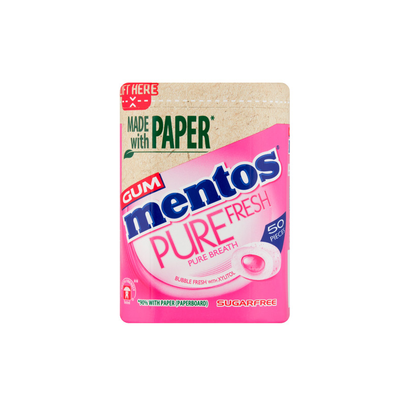 MENTOS PURE BUBBLE FRESH GUM 100G 60080014 MENTOS PURE BUBBLE FRESH GUM 100G 60080014