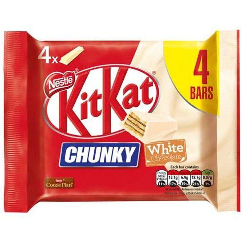 كيت كات تشيكي بيضاء 4 باج160جم