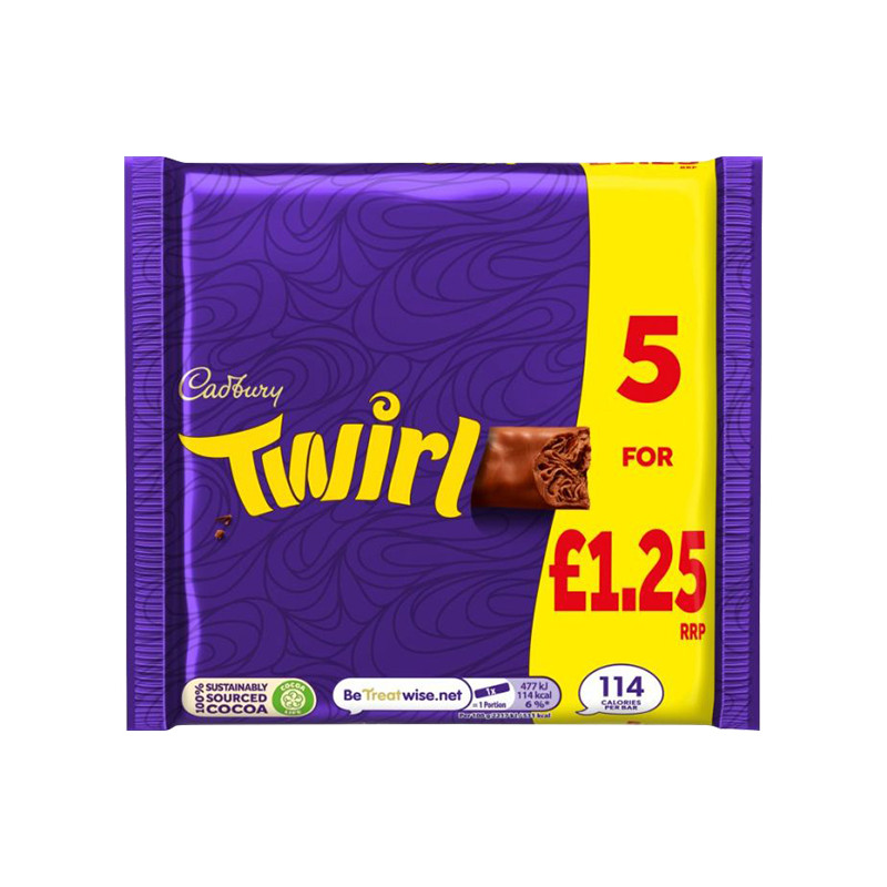 CADBURY TWIRL 5PK 107.5g