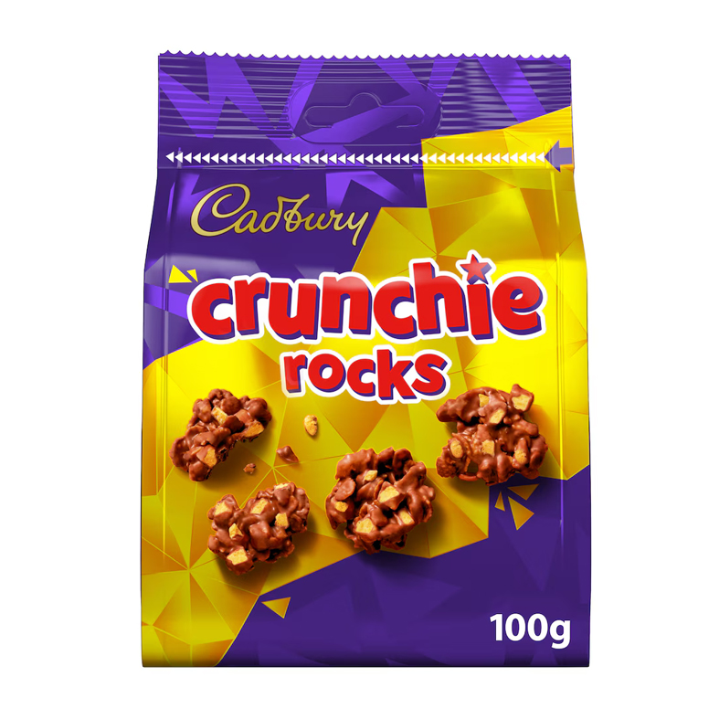 CADBURY DAIRY MILK CRUNCHIE ROCKS 100G