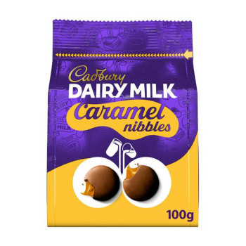 CADBURY DAIRY MILK CARAMEL NIBBLES 100G
