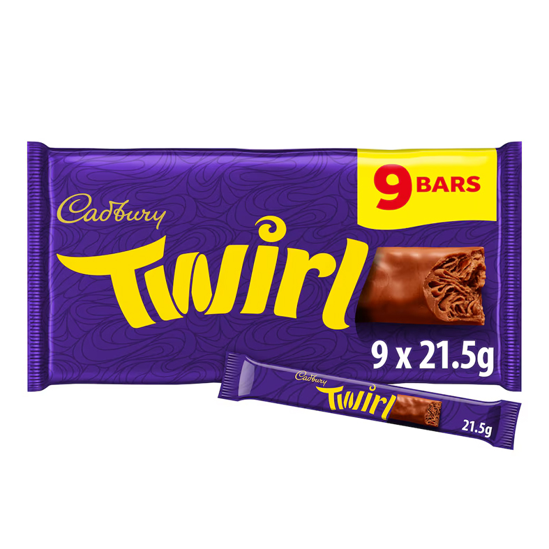 CADBURY TWIRL 9 PACK 193.5G