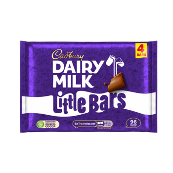 Cadbury Dairy Milk Little Bars 4 Pack 72g