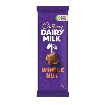 Cadbury Dairy Milk Whole Nut 80g