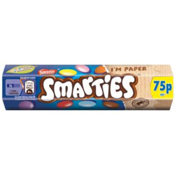 Smarties Tube Chocolate 38g 75P 10220096