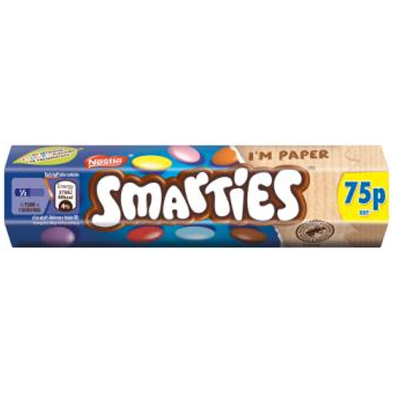 Smarties Tube Chocolate 38g 75P 10220096