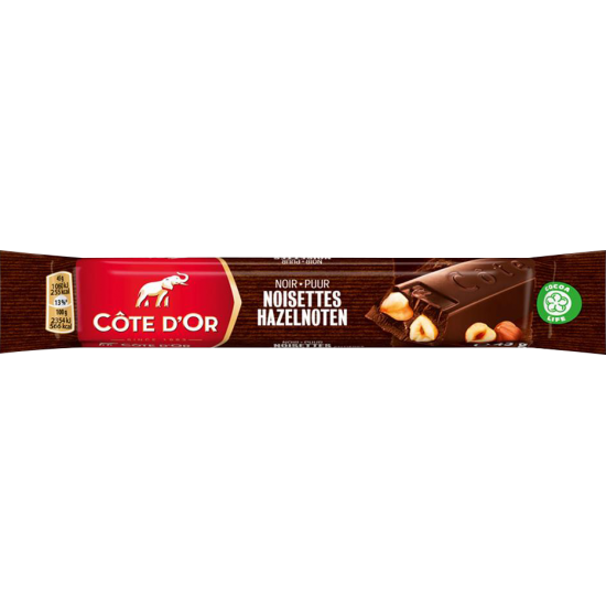 Cote Dor Bars Full Dark With Whole Nuts 45g