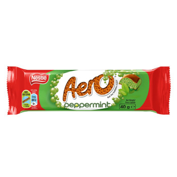 Aero Choc Bar Peppermint 40G 10370102