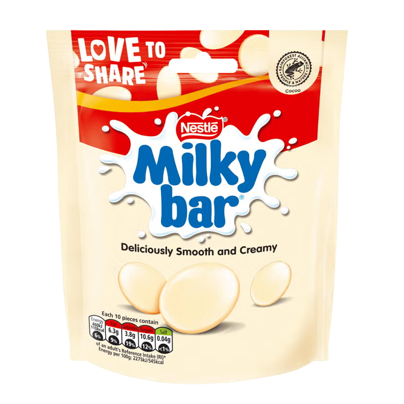 Milkybar White Chocolate Giant Buttons  80g
