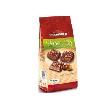 PISCHINGER WAFER CHOCOLATE AND HAZELNUT 120G