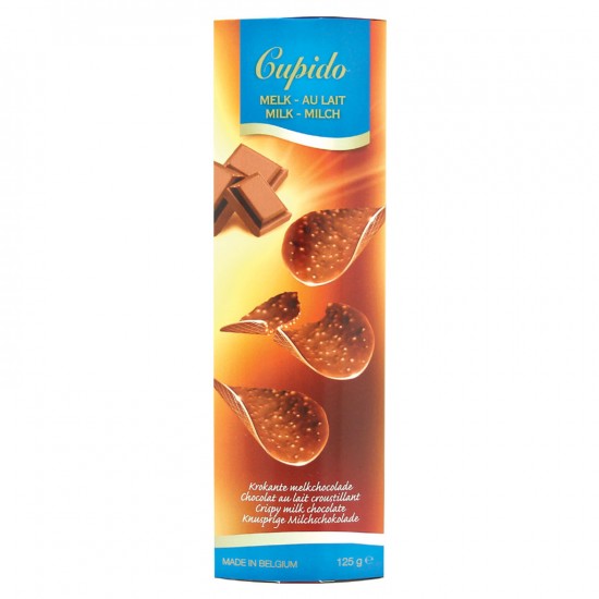 Cupido Crisp Milk Chocolate Chip 125G 11140002