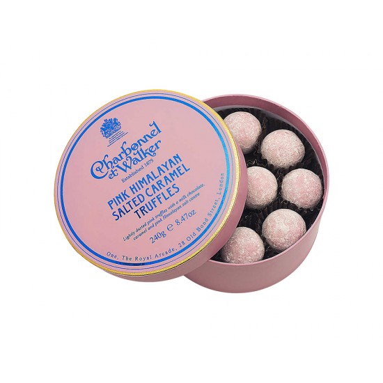 Charbonnel Et Wa Pink Himalayan Salted Caramel Truffles 240g Charbonnel Et Wa Pink Himalayan Salted Caramel Truffles 240g