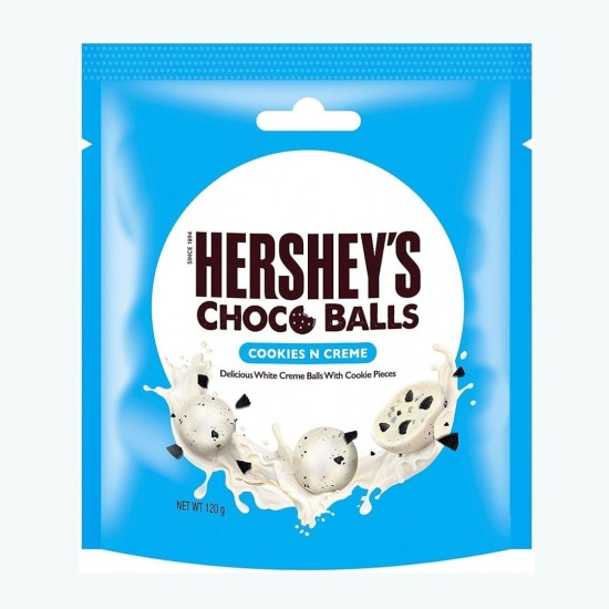 HERSHEY'S CHOCO BALLS COOKIES & CREME 120G 11420021