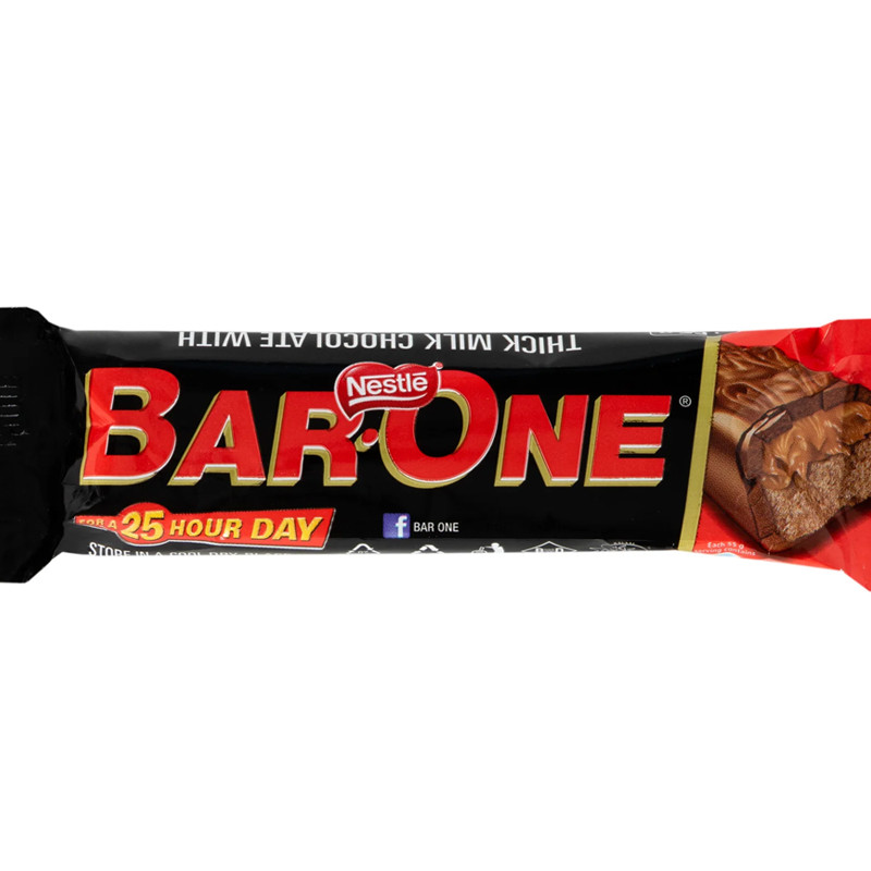 Nestle Confectionery - Choc Bar Bar One 84g 11490050 Nestle Confectionery - Choc Bar Bar One 84g 11490050