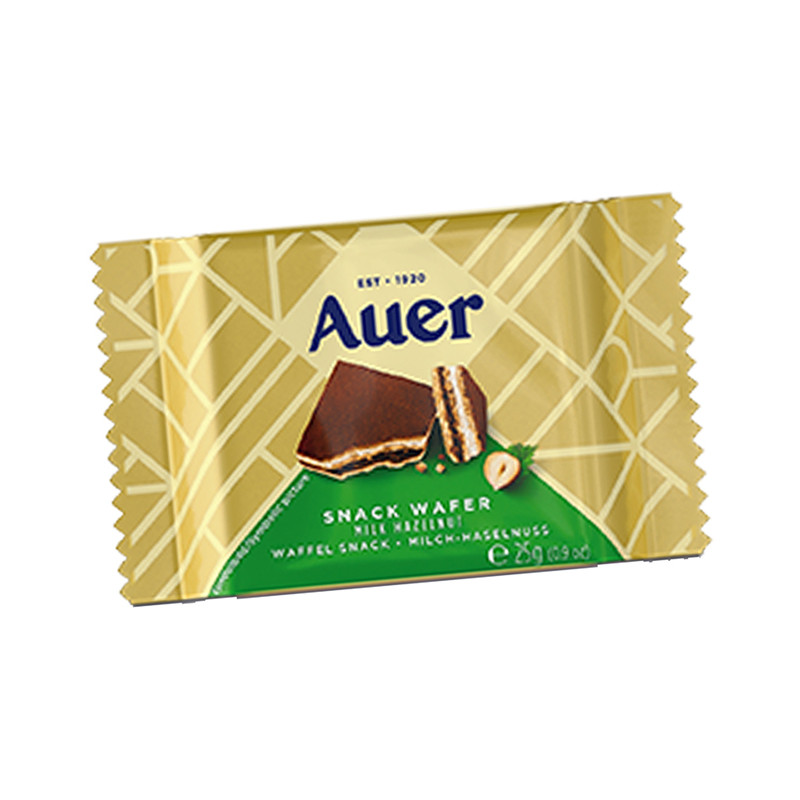Auer snak wafer milk hazelnut 5X25g