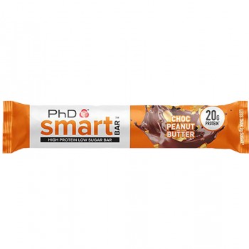 PHD SMART HIGH PROTEIN CHOC PEANUT BUTTER BAR 64G