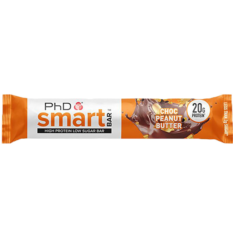 PHD SMART HIGH PROTEIN CHOC PEANUT BUTTER BAR 64G