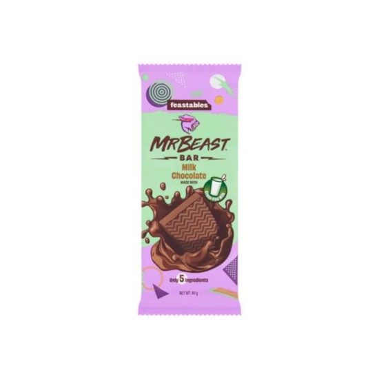 FEASTABLES MR BEAST BAR MILK CHOCOLATE 60g 12260004