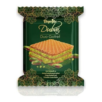 Beyoglu Dubai Duo Joffret Wafer with Pistachio Cream 36g 12340005
