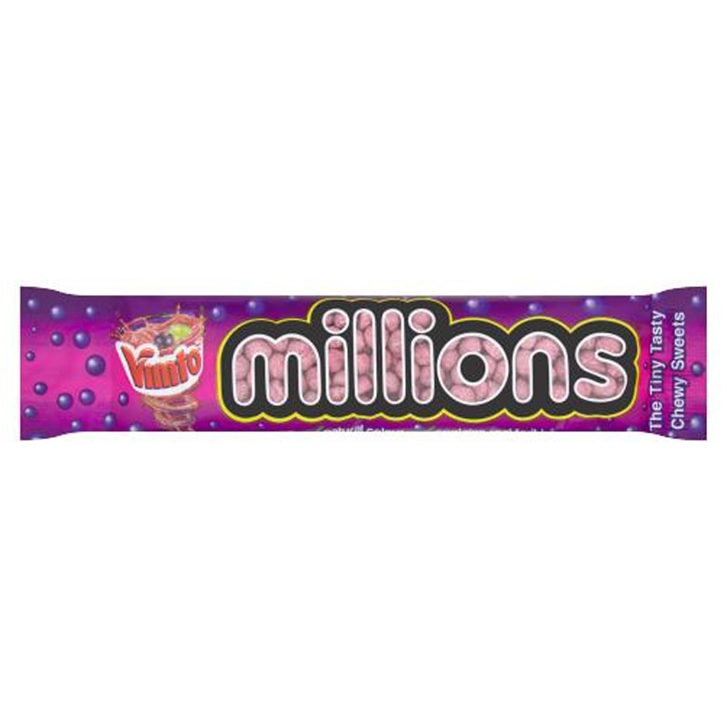  MILLIONS VIMTO FLAVORED CHEWY CANDY 40g 30030019
