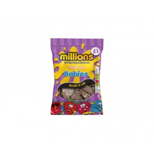 MILLIONS FIZZY COLA BABIES 120G 30030028