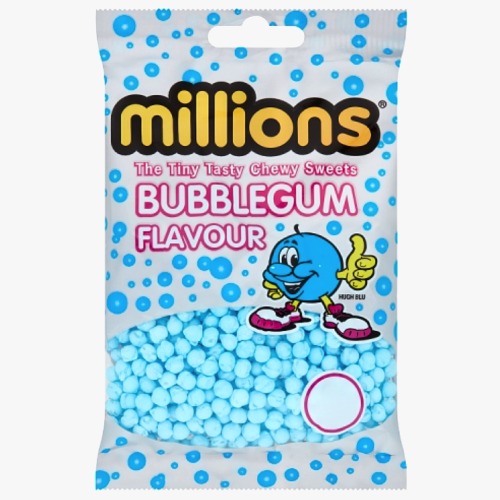 MIILLIONS BUBBLEGUM FLAVOR SWEETS 1.49P 110G 30030031