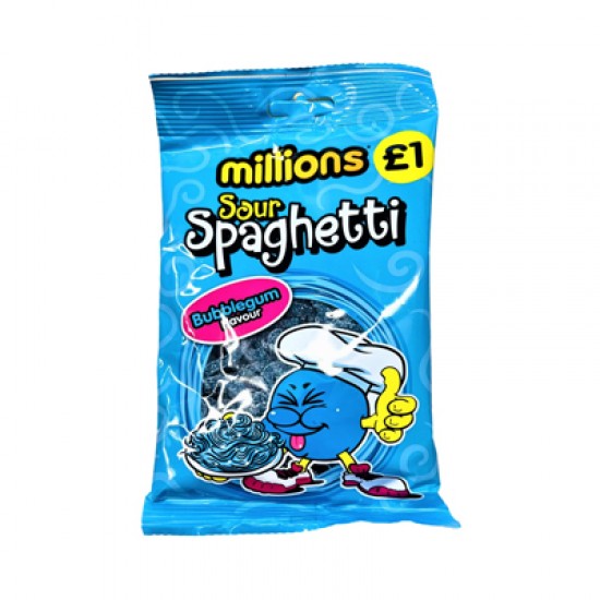 MILLIONS SUPER SPAGHETTI BUBBLEGUM FLAVOR 1P 120G 30030035