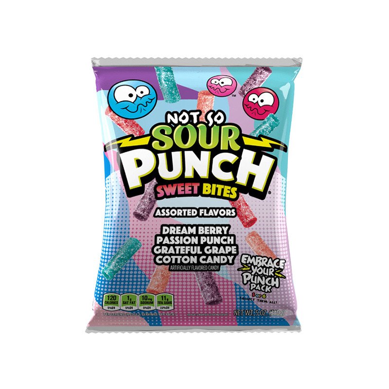 SOUR PUNCH SOUR SWEET BITES 142G 31050001 SOUR PUNCH SOUR SWEET BITES 142G 31050001