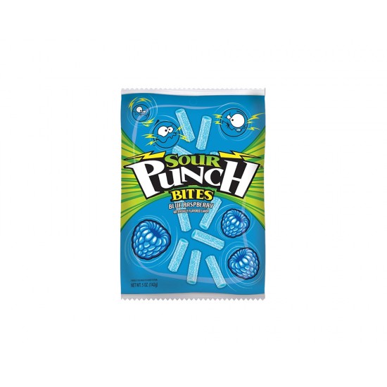 SOUR PUNCH BITES BLUE RASPPBERRY 142G 31050003