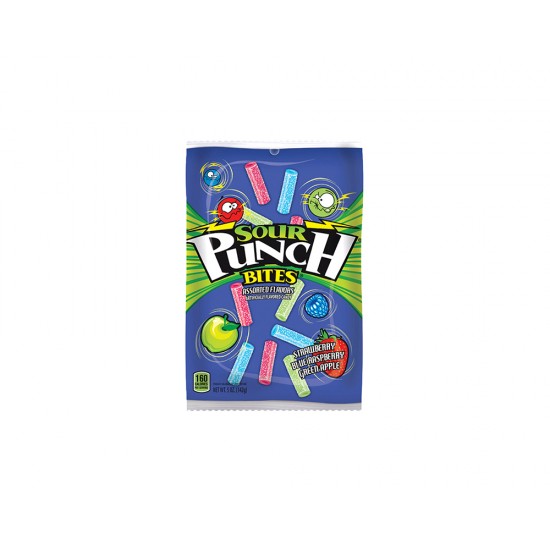 SOUR PUNCH BITES ASSORTED FLAVORS 142G 31050005