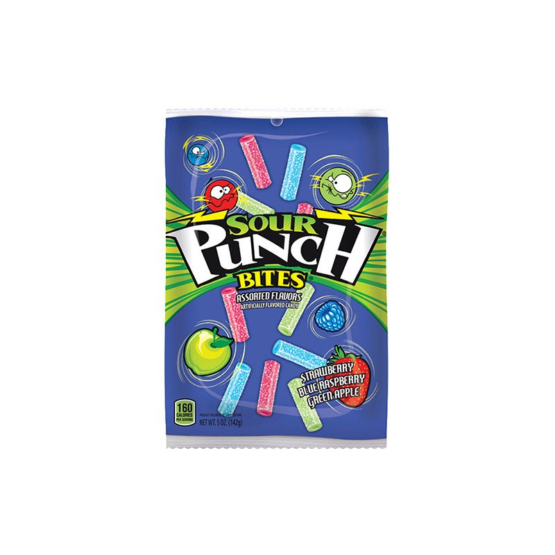 SOUR PUNCH BITES ASSORTED FLAVORS 142G 31050005 SOUR PUNCH BITES ASSORTED FLAVORS 142G 31050005