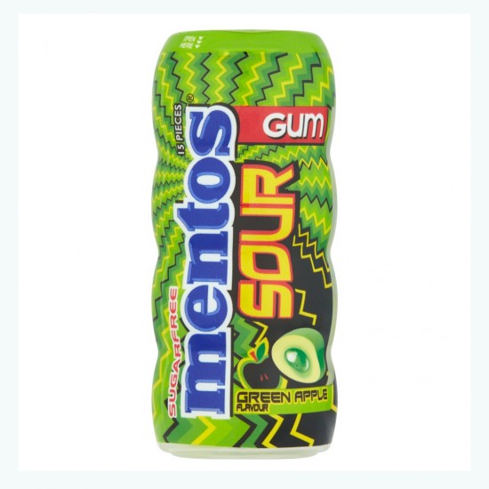 MENTOS GUM SOUR GREEN APPLE 30G 30200030