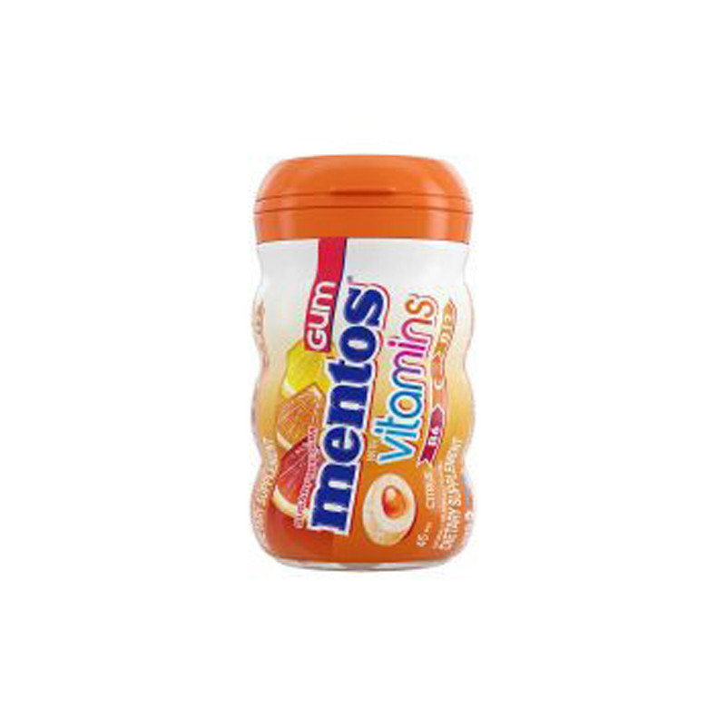 MENTOS GUM 6CT VITAMINS CITRUS  90G 3.18OZ 30200037