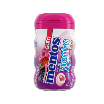 Mentos Sugar Free Gum with Vitamins Berry 90g 30200038