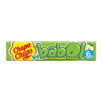 Chupa Chups Babol Bubble Gum Green Apple 27.6g Chupa Chups Babol Bubble Gum Green Apple 27.6g