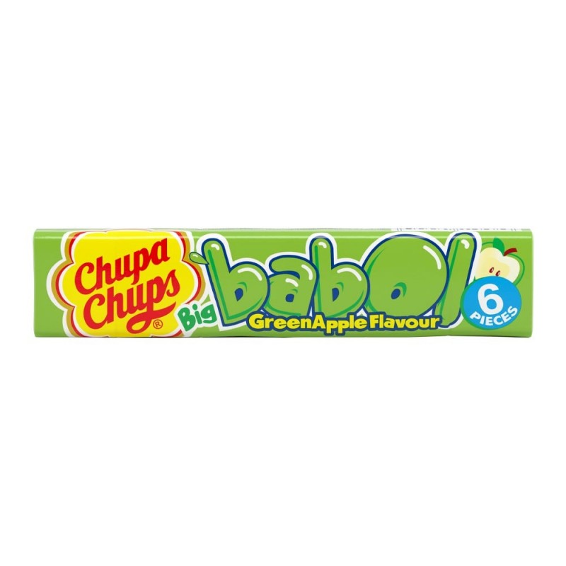 Chupa Chups Babol Bubble Gum Green Apple 27.6g