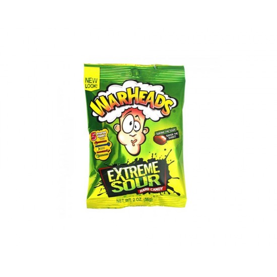 WARHEADS EXTREME SOUR 56G