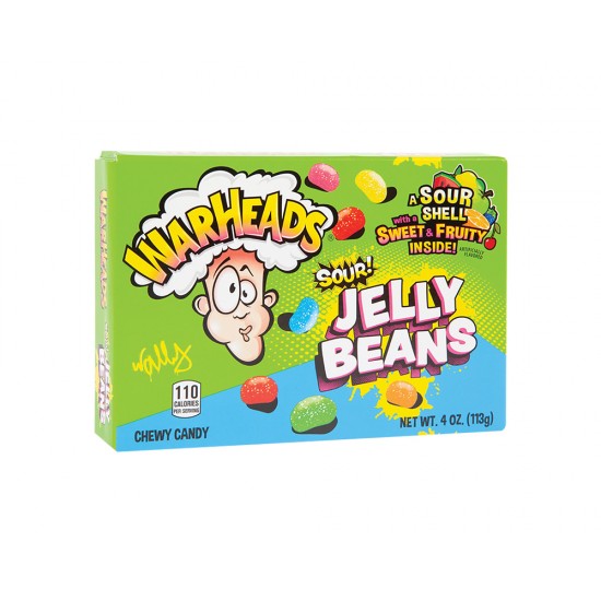 WARHEADS SOUR JELLY BEANS 113G