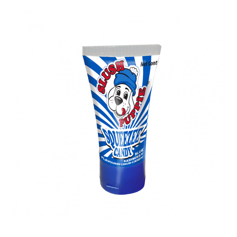 SLUSH PUPPIES SQUEEZED BLUE RASPBERRY CANDY 60G 31000002