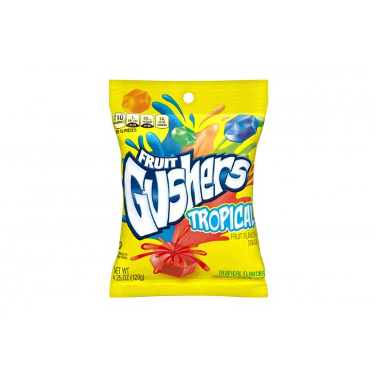 GUSHERS TROPICAL PEG 120G 31010003