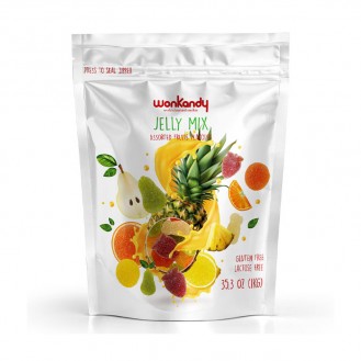  Wonkandy Jelly Fruit Jelly Strawberry&Cherry&Grape 250g 31270001