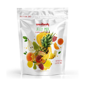  Wonkandy Jelly Fruit Jelly Strawberry&Cherry&Grape 250g 31270001