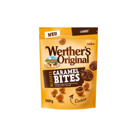 WERTHERS ORIGINAL CARAMEL BITES COOKIES 140G 40290004