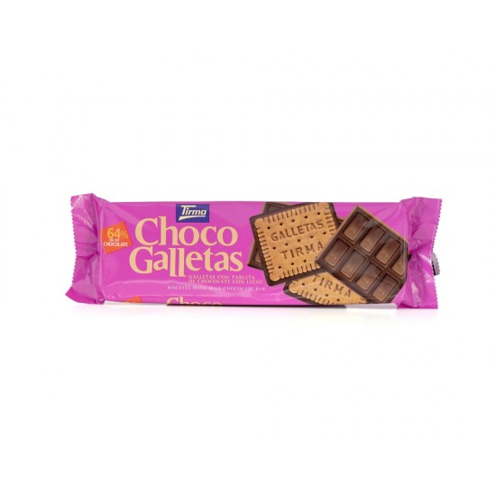 TIRMA BISCUIT WITH MILK CHOCOLATE 160G 40410003