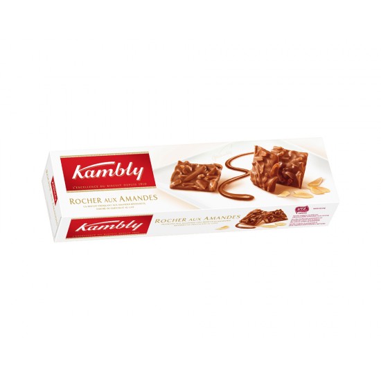 50280008 Kambly Crisp With Almonds Topped,pieces Of Almonds,swiss 80g