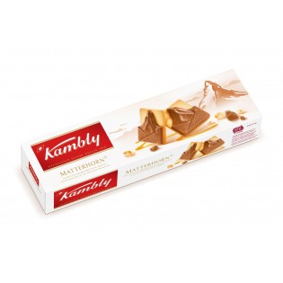 Kambly Matterhorn Butter Milk Choco With Nougat 100G