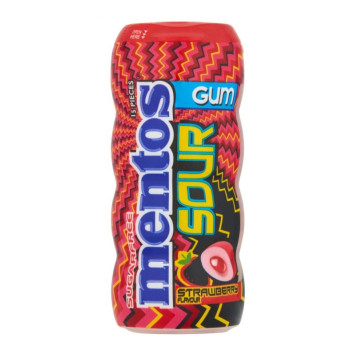 MENTOS GUM SOUR STRAWBERRY 30G